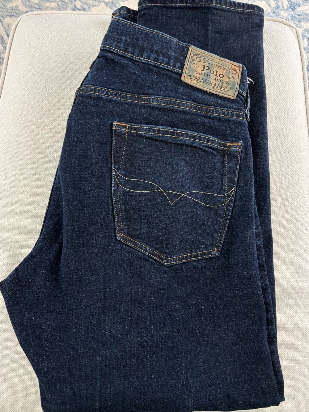 Polo Ralph Lauren  The Varick Slim Straight Leg Jeans. 36 waist, 30 Length